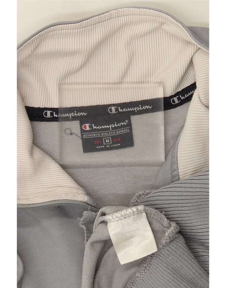 Champion Chaqueta Top De Chándal Con Gráfico Gris Medio Colorblock