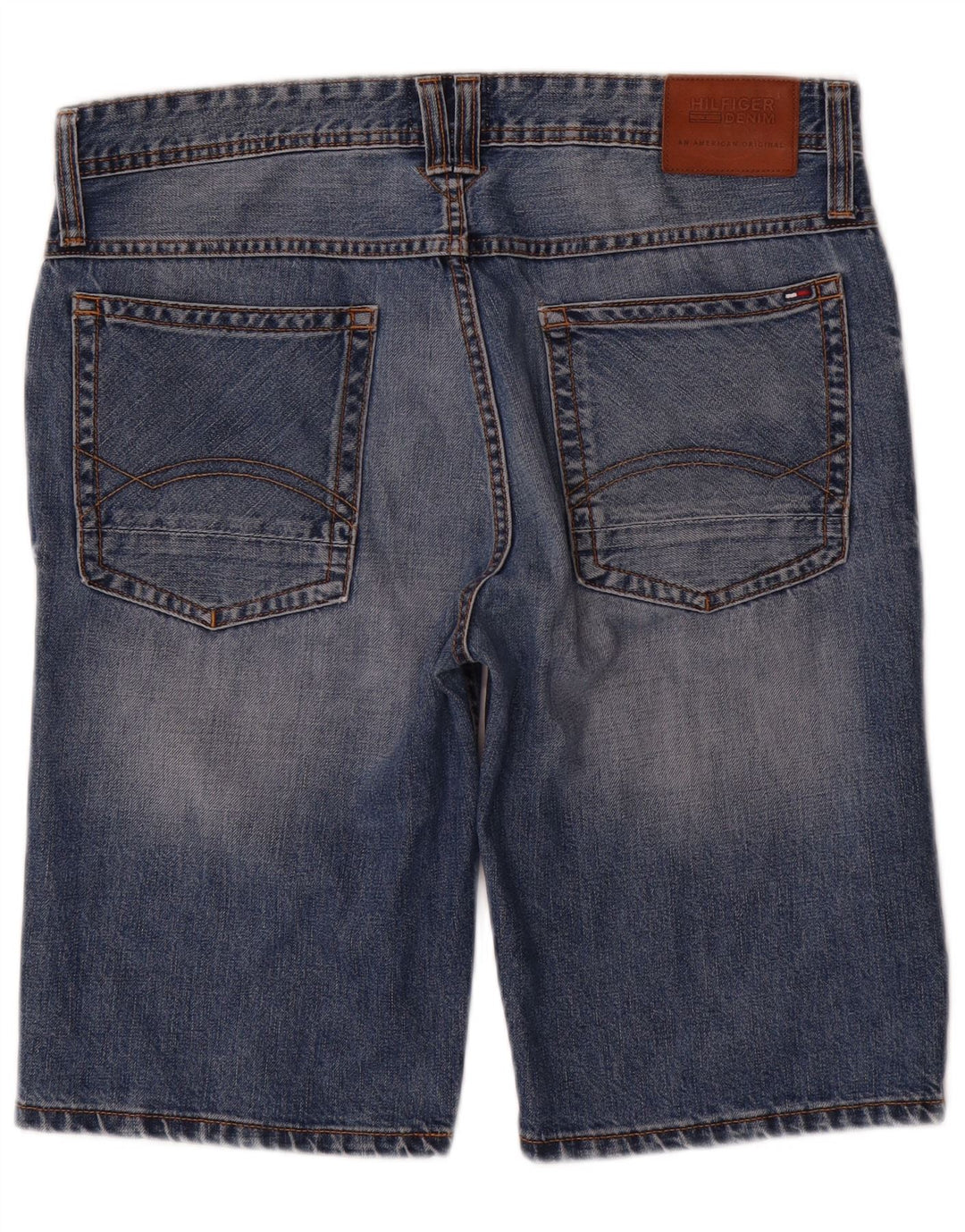 TOMMY HILFIGER Pantalones cortos de mezclilla para hombre W34 Algodón azul grande