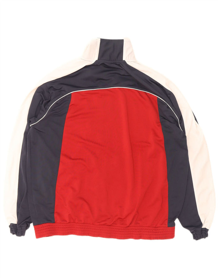 Champion Chaqueta de chándal para hombre XL Poliéster color block rojo