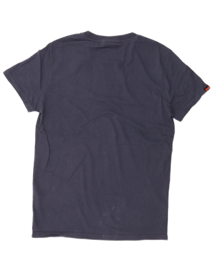 Camiseta Superdry Hombre Top Medium Azul Marino Algodón