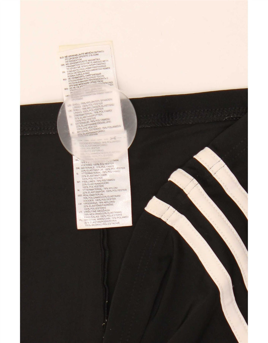 Adidas - Pantalones cortos deportivos para mujer, talla 40, nailon negro mediano