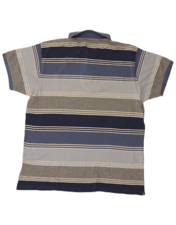 Kappa Polo Hombre 2XL Algodón A Rayas Azul