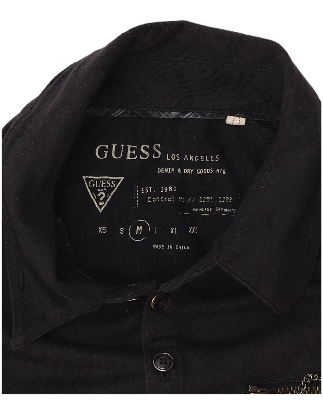 Guess Polo Militar Hombre Gris Medio