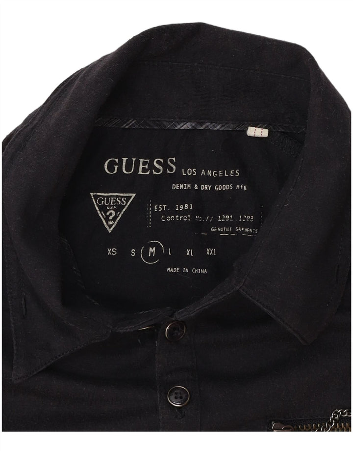 Guess Polo Militar Hombre Gris Medio