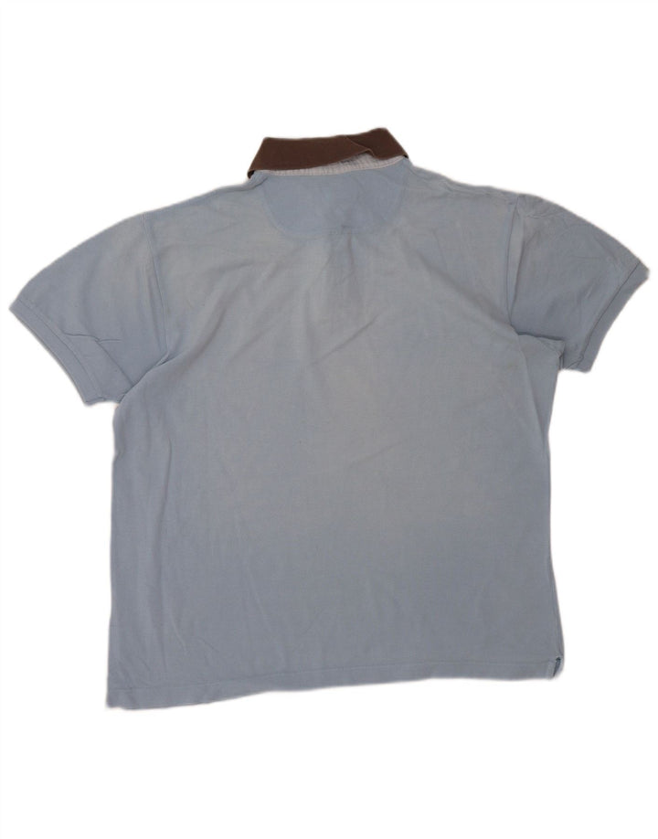 BROOKSFIELD Polo de rugby para hombre IT 52 Algodón azul grande