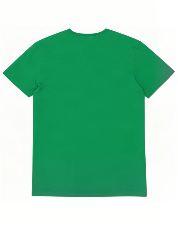 Calvin Klein Jeans Hombre Camiseta Gráfica Top Algodón Verde Medio