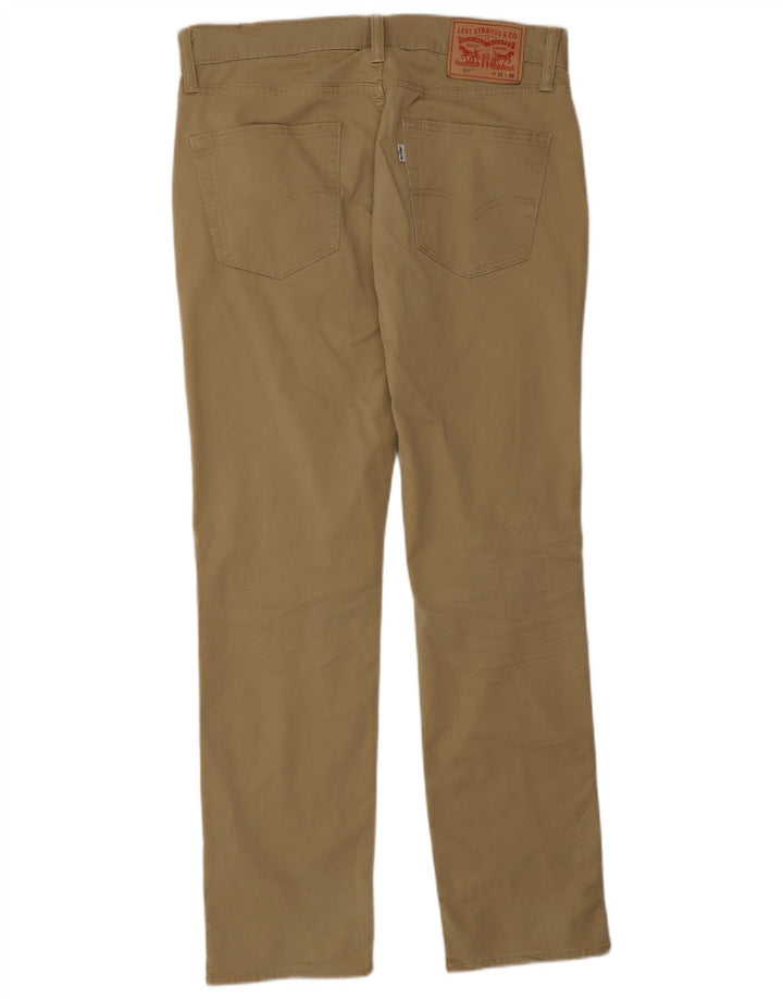 LEVI'S Mens 511 Slim Casual Pantalones W32 L30 Algodón Beige