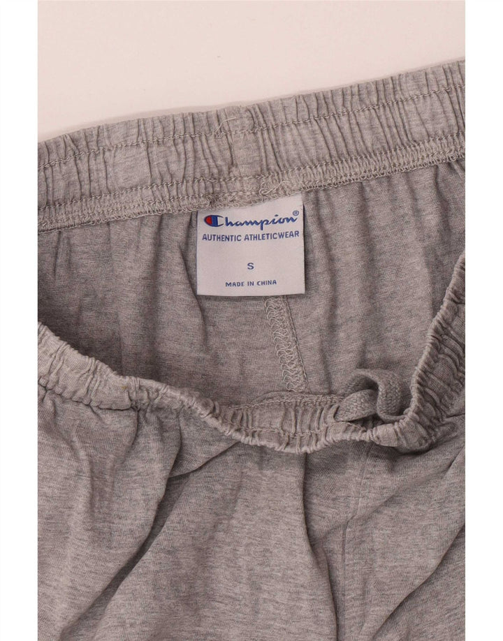 Champion Pantalones Cortos Deportivos Regulares Gráficos Para Hombre Algodón Gris Pequeño