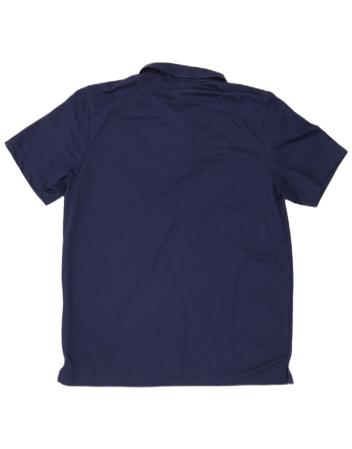 Adidas Mens Climalite Polo Camisa Grande Azul Marino Poliéster