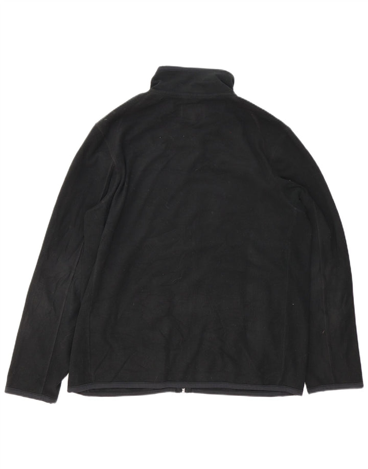 Marks & Spencer Chaqueta polar para hombre UK 40 Large Poliéster negro