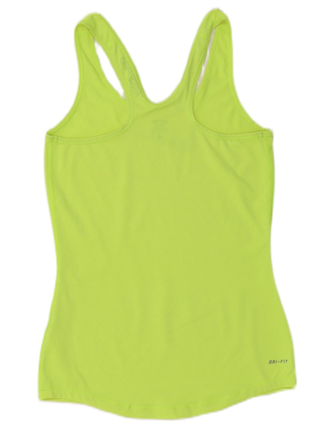 NIKE Mujer Graphic Vest Top UK 8 Small Verde Sintético