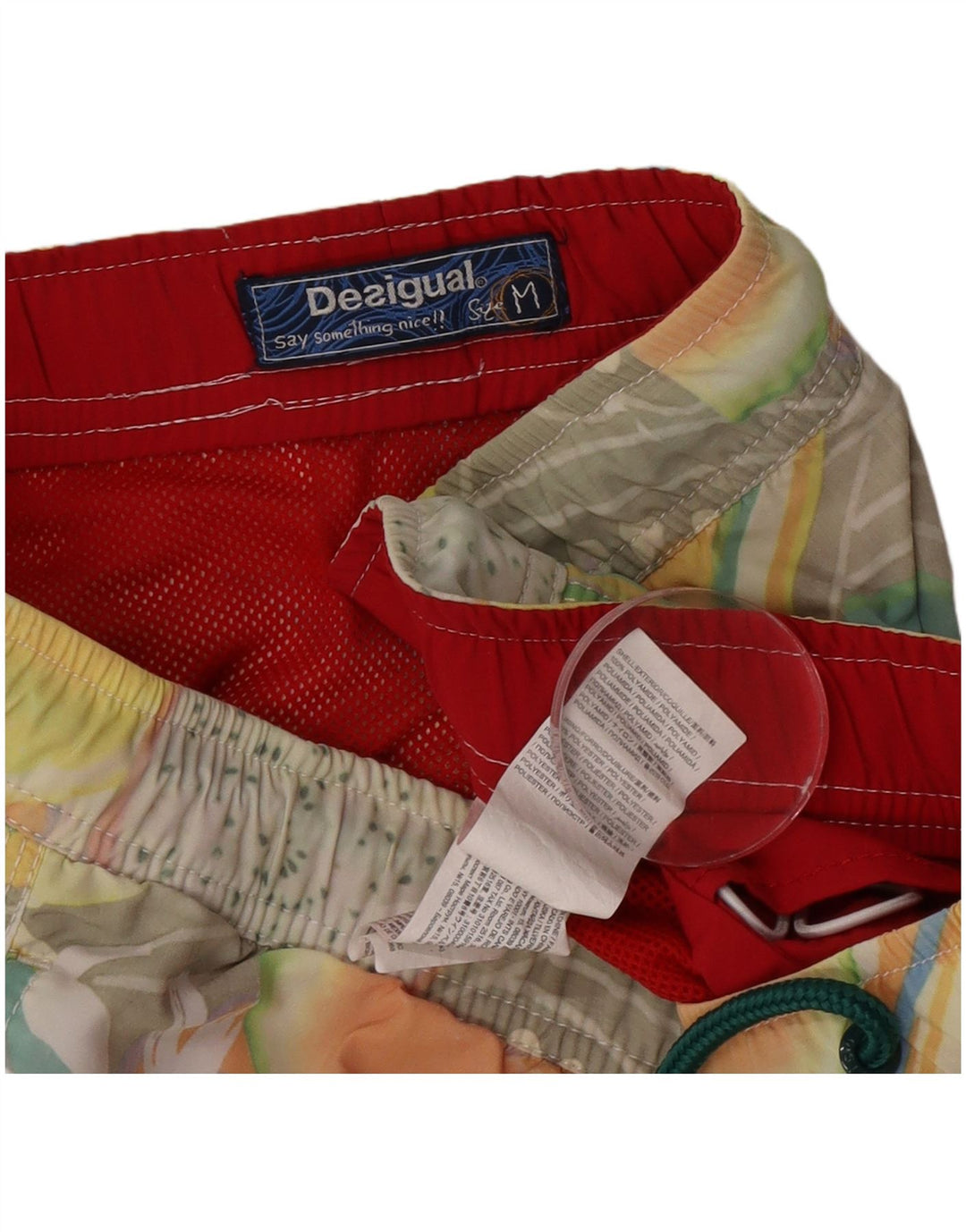 Desigual Bañador Graphic Medium Poliamida Multicolor Hombre
