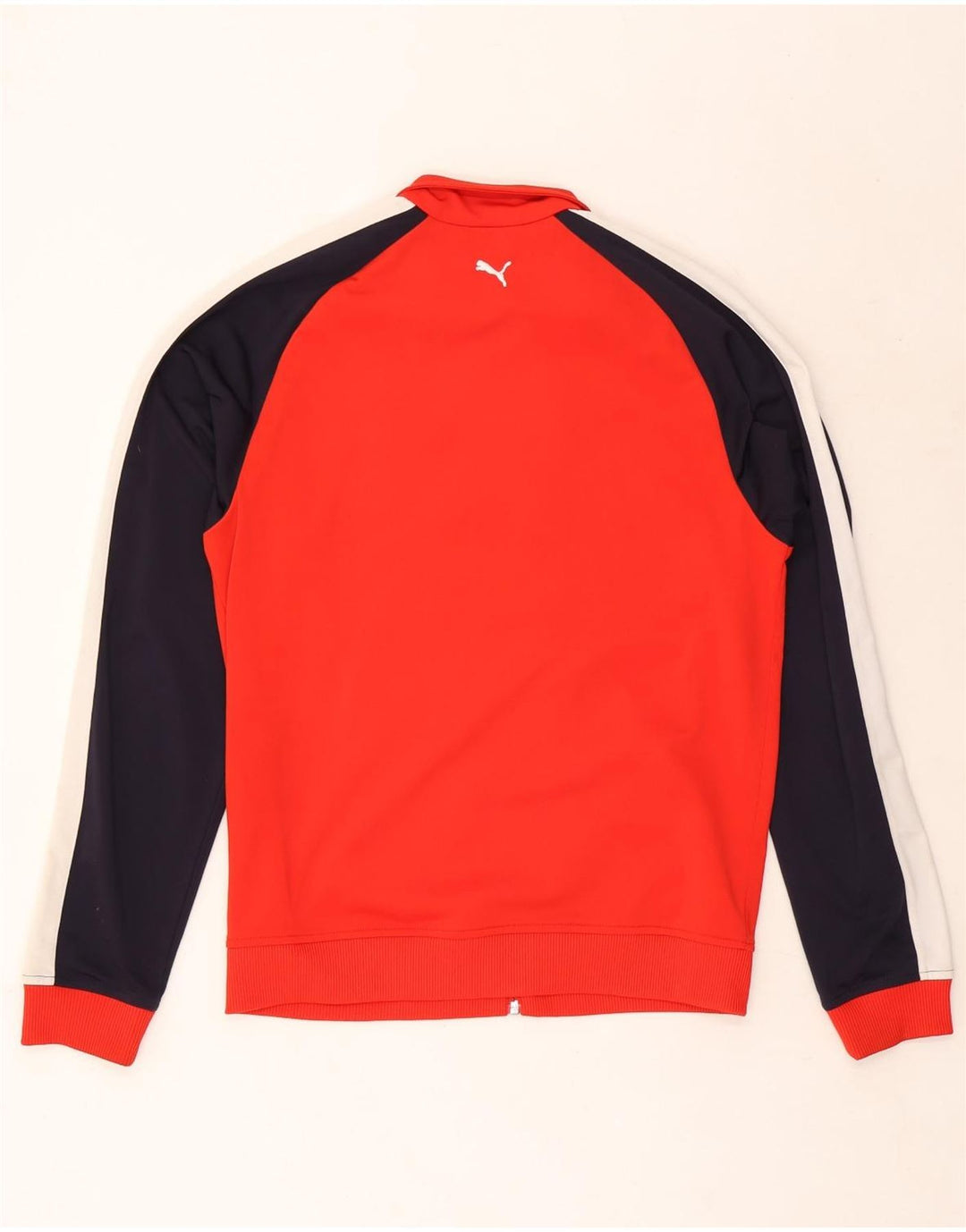 Puma Chaqueta de chándal para niño 15-16 años Rojo Colorblock Poliéster