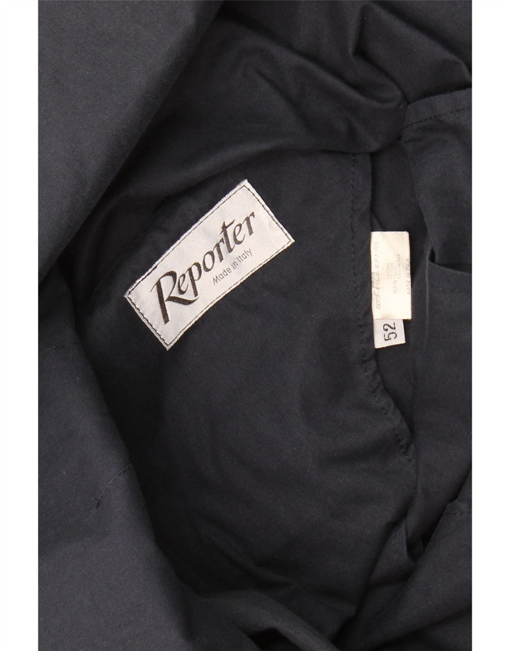Reporter Chaqueta tipo blazer con 1 botón para hombre IT 52 XL Algodón azul marino