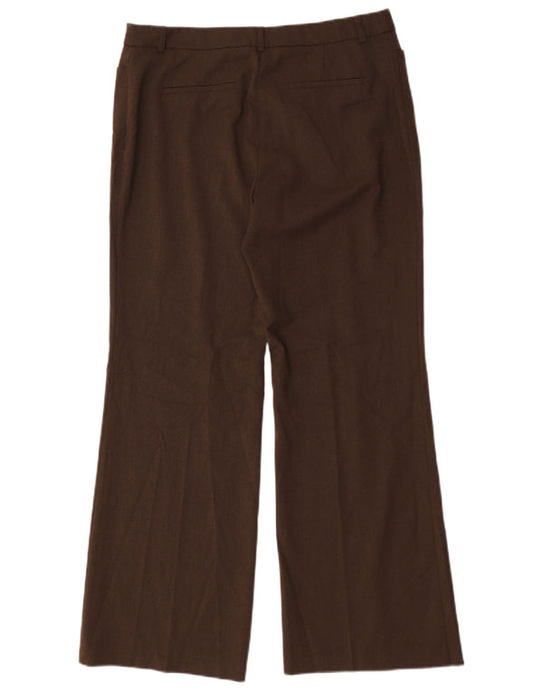 Marks & Spencer Pantalones de traje autógrafos para mujer UK 14 Large W32 L30 Marrón