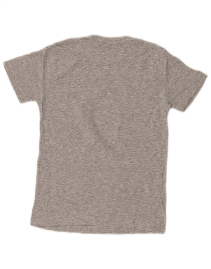 Zara Camiseta Gráfica Niño Top 7-8 Años Gris