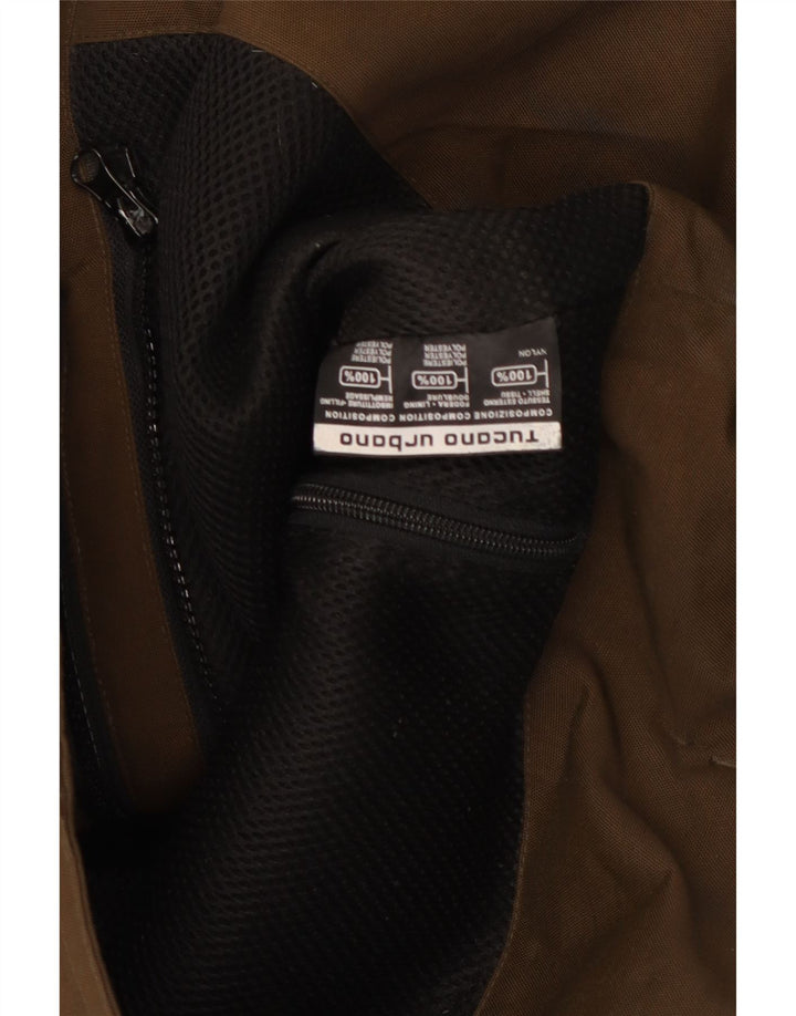 Tucano Urbano Chaqueta utilitaria para hombre UK 40 Large Nylon marrón