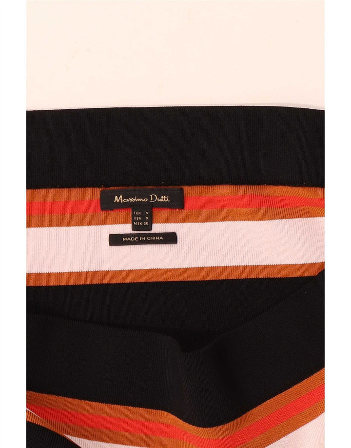 Massimo Dutti Top con Hombros Descubiertos para Mujer UK 8 Small Multicolor Rayas