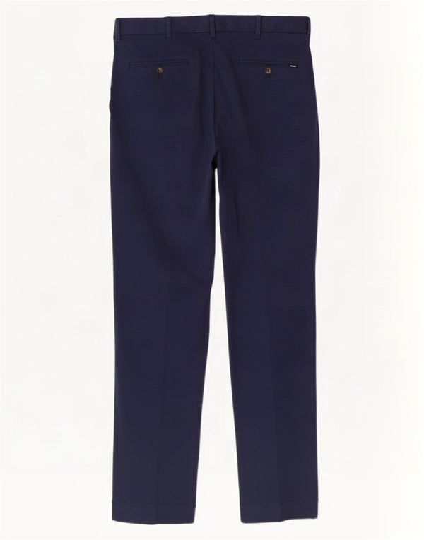 Polo Ralph Lauren Pantalones chinos rectos para hombre W34 L32 Algodón azul marino