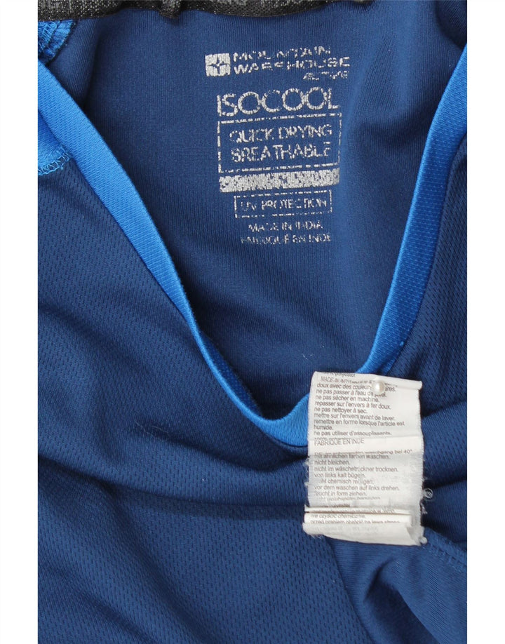MOUNTAIN WAREHOUSE Camiseta IsoCool para hombre Top color azul medio