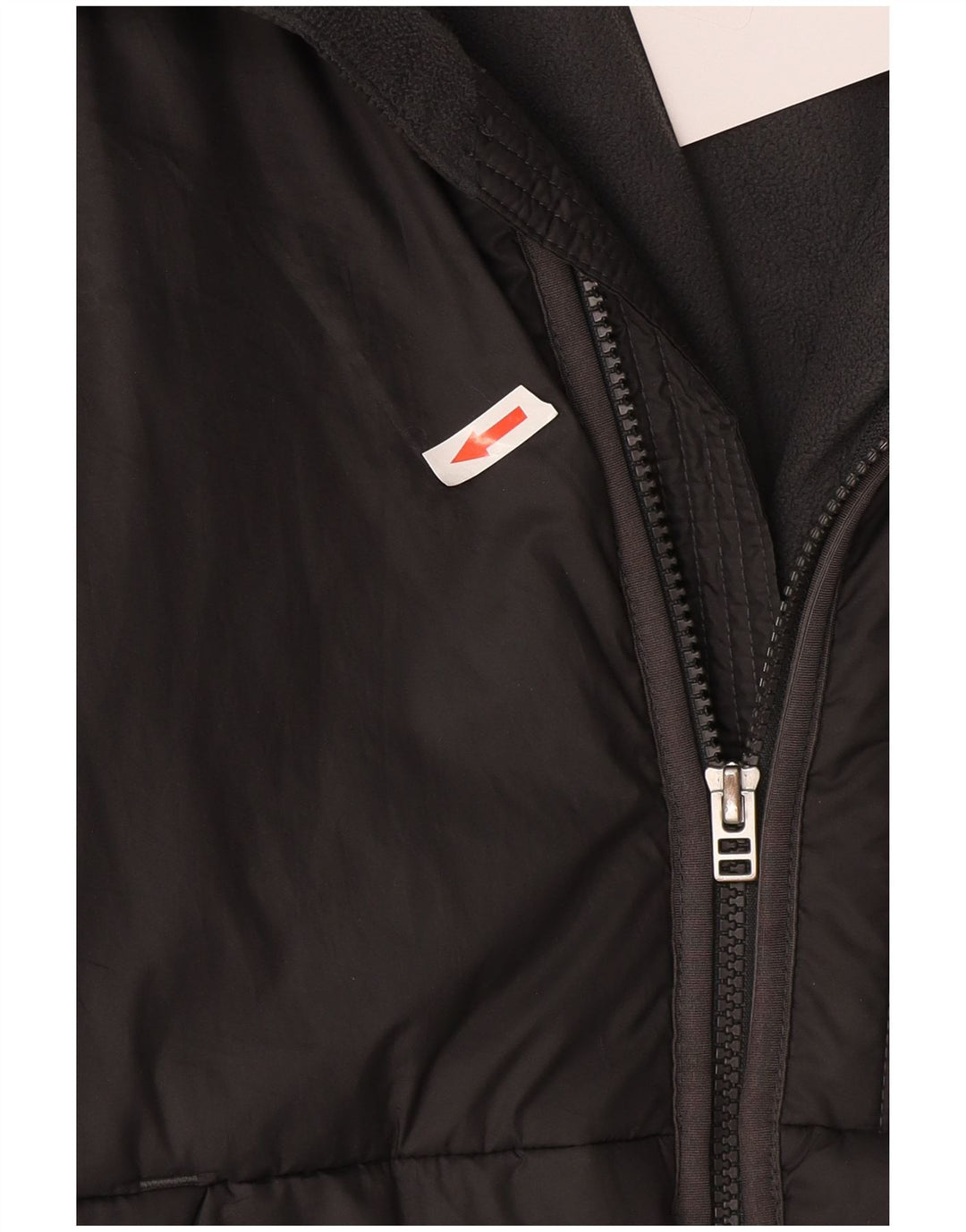 Nike Chaqueta acolchada con capucha para hombre UK 38 Poliéster gris medio