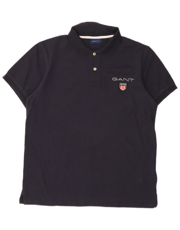 Gant Polo Hombre Grande Azul Marino Algodón