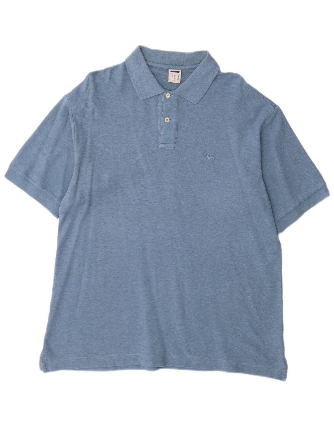 Fila Polo para hombre IT 52 Algodón moteado azul grande