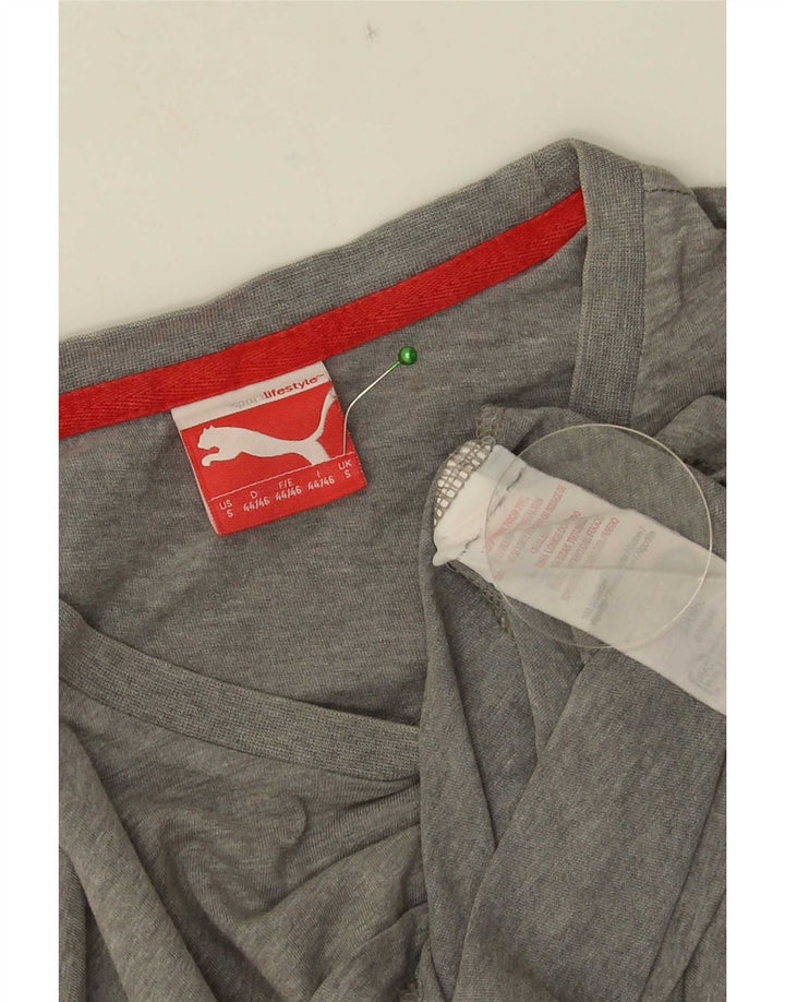 Camiseta Puma Hombre Top Small Gris Algodón