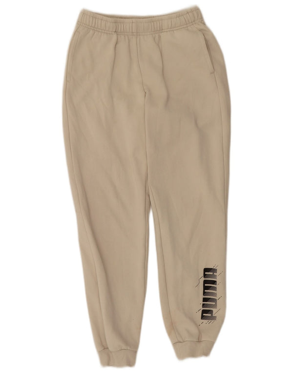 Puma Pantalón de chándal para niño Joggers 13-14 años Beige