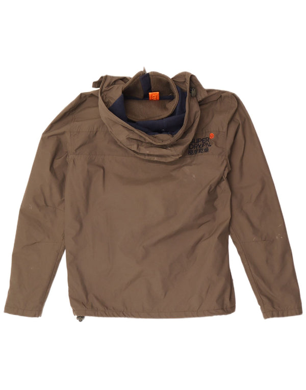 Superdry Chaqueta Cortavientos con Capucha The Windhiker para Hombre UK 36 Small Caqui