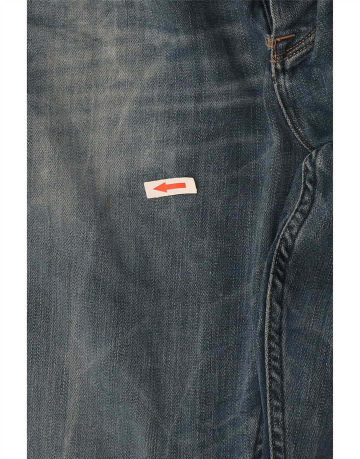 Wrangler Mens Ben Slim Jeans W38 L34 Algodón Azul