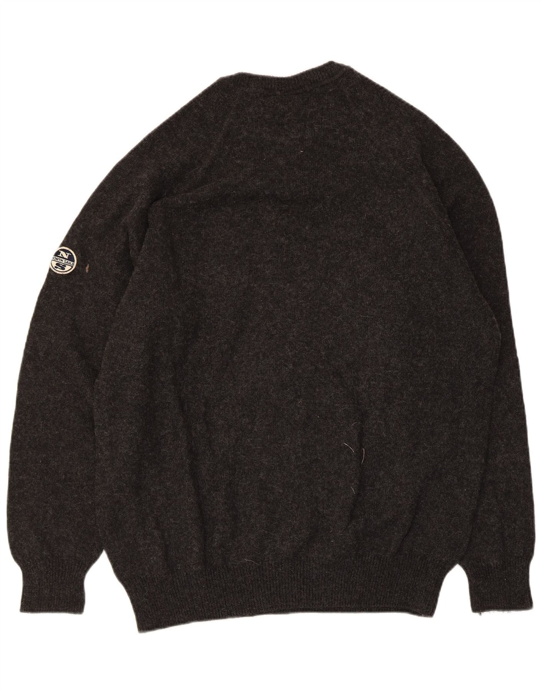 North Sails Jersey De Cuello Redondo Para Hombre De Lana Gris Grande