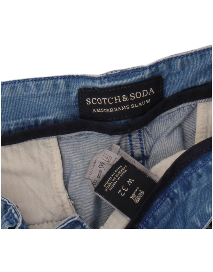 Shorts Vaqueros Hombre Scotch & Soda W32 Algodón Azul Medio