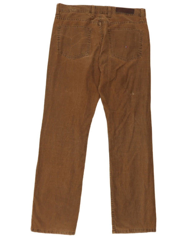 Tommy Hilfiger Pantalones casuales rectos para hombre W34 L32 Algodón beige