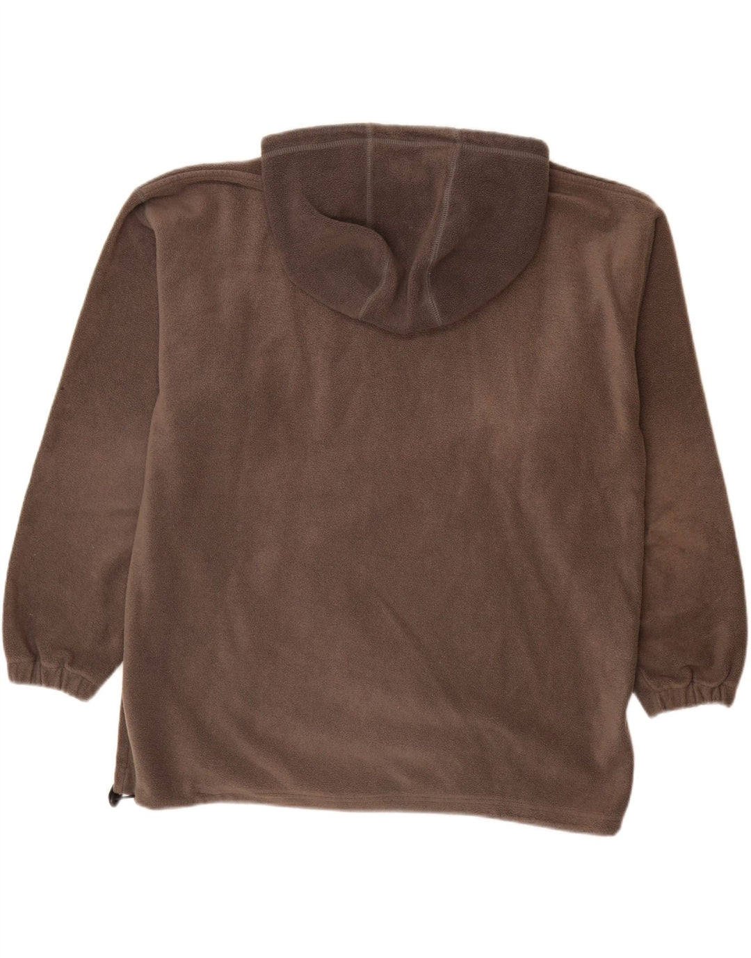 VINTAGE Jersey polar con capucha para hombre Poliéster gris grande