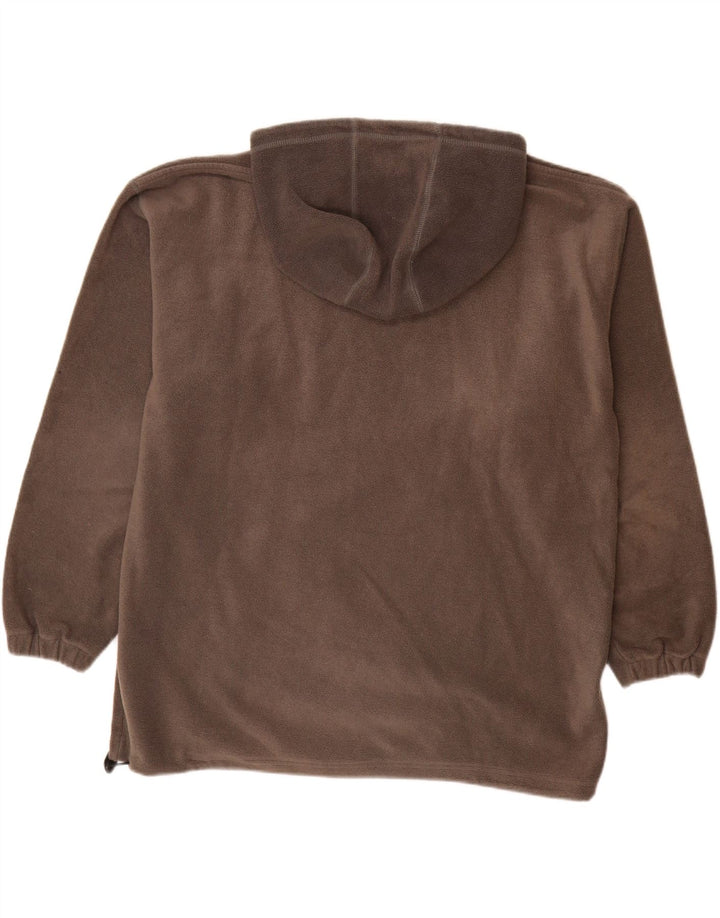 VINTAGE Jersey polar con capucha para hombre Poliéster gris grande