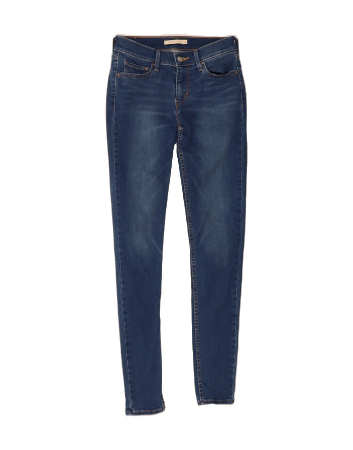 LEVI'S Womens Skinny Jeans W27 L32 Blue Cotton Vintage Levi's and Second-Hand Levi's from Messina Hembry 