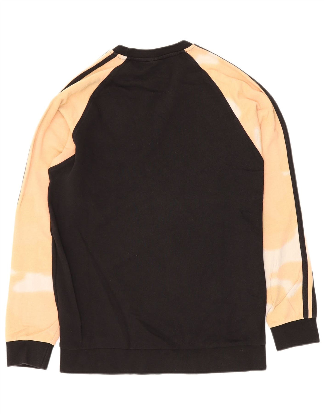 ADIDAS Hombre Sudadera Jumper Medium Negro Tie Dye Algodón