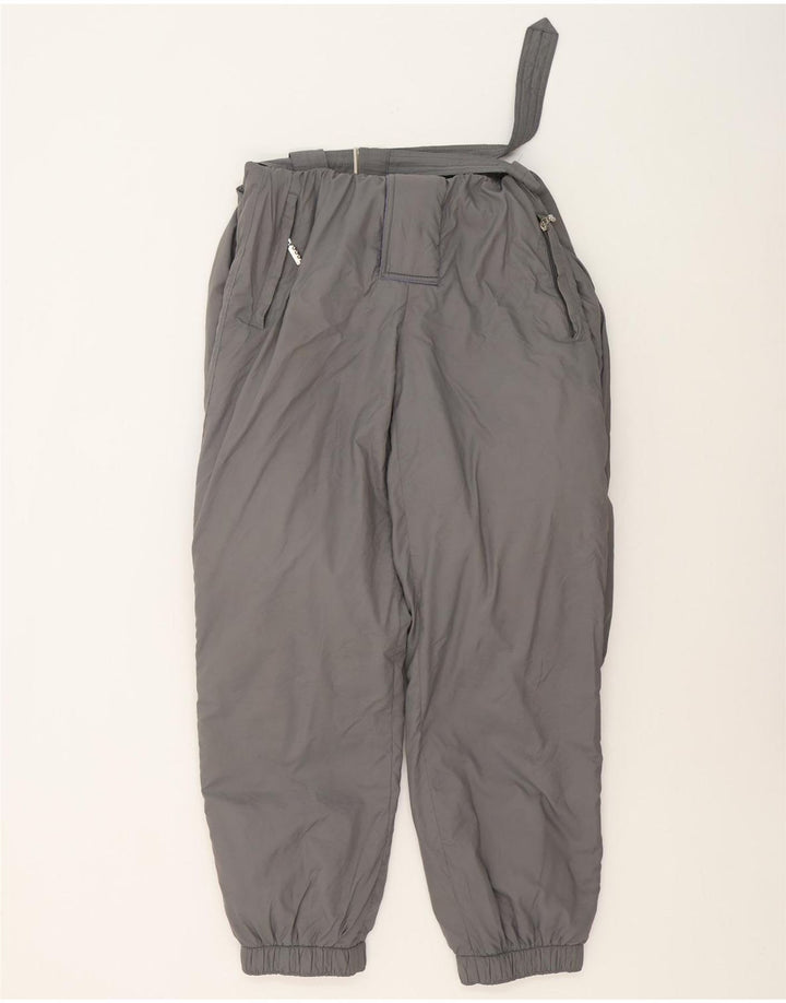 Mono de esquí vintage para hombre pequeño bloque de color gris