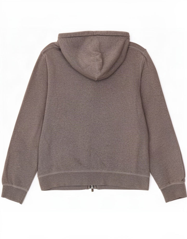 Hackett Hombre Sudadera Con Capucha Y Cremallera De Algodón Gris Medio