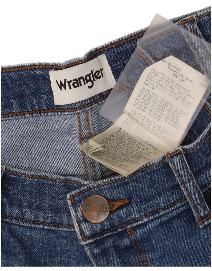 Wrangler Vaqueros Rectos Arizona Para Hombre W36 L30 Algodón Azul