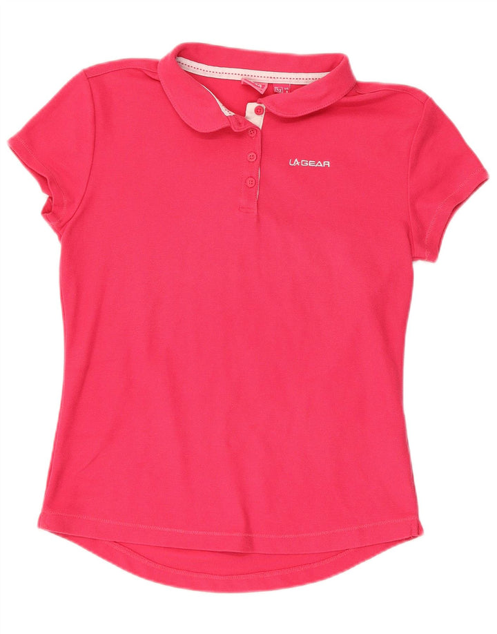 LA GEAR Polo para mujer UK 42 Poliéster rosa medio