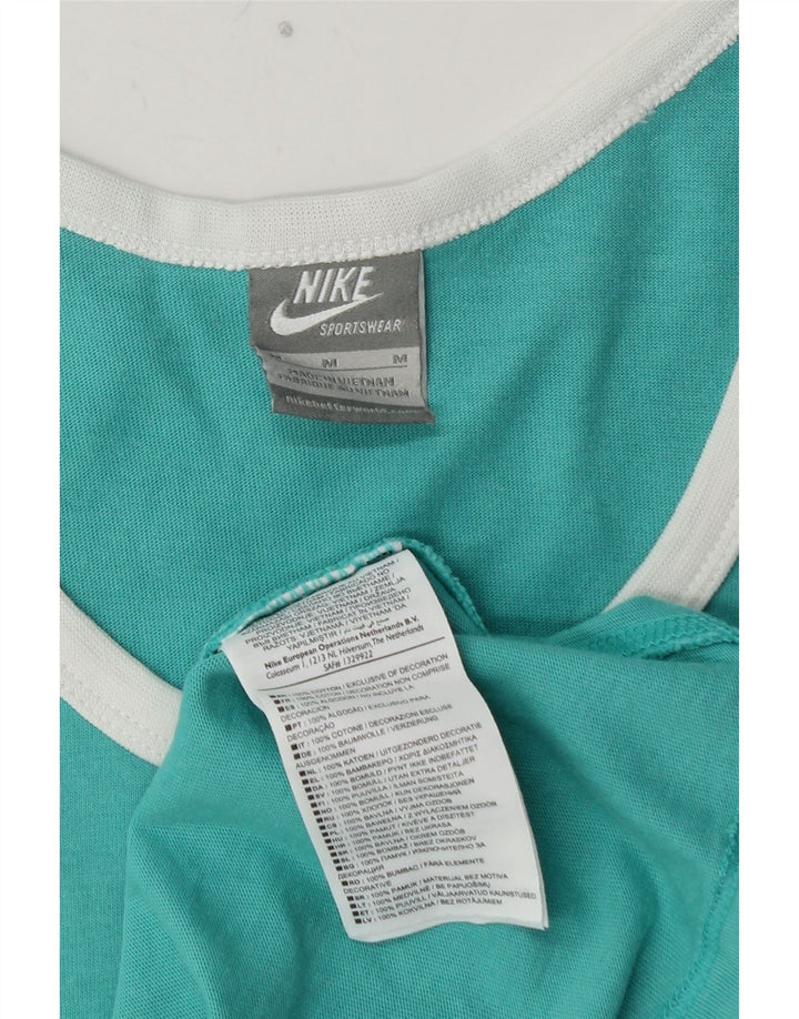 NIKE Hombre Graphic Vest Top Algodón Turquesa Medio