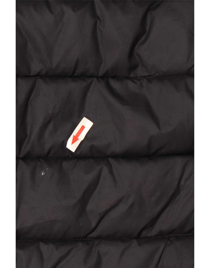 Blauer - Chaqueta acolchada con capucha para mujer, talla 40, XL, poliamida negra