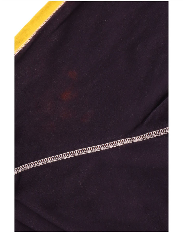 PUMA Camiseta deportiva de manga larga para hombre XL azul marino con bloques de color