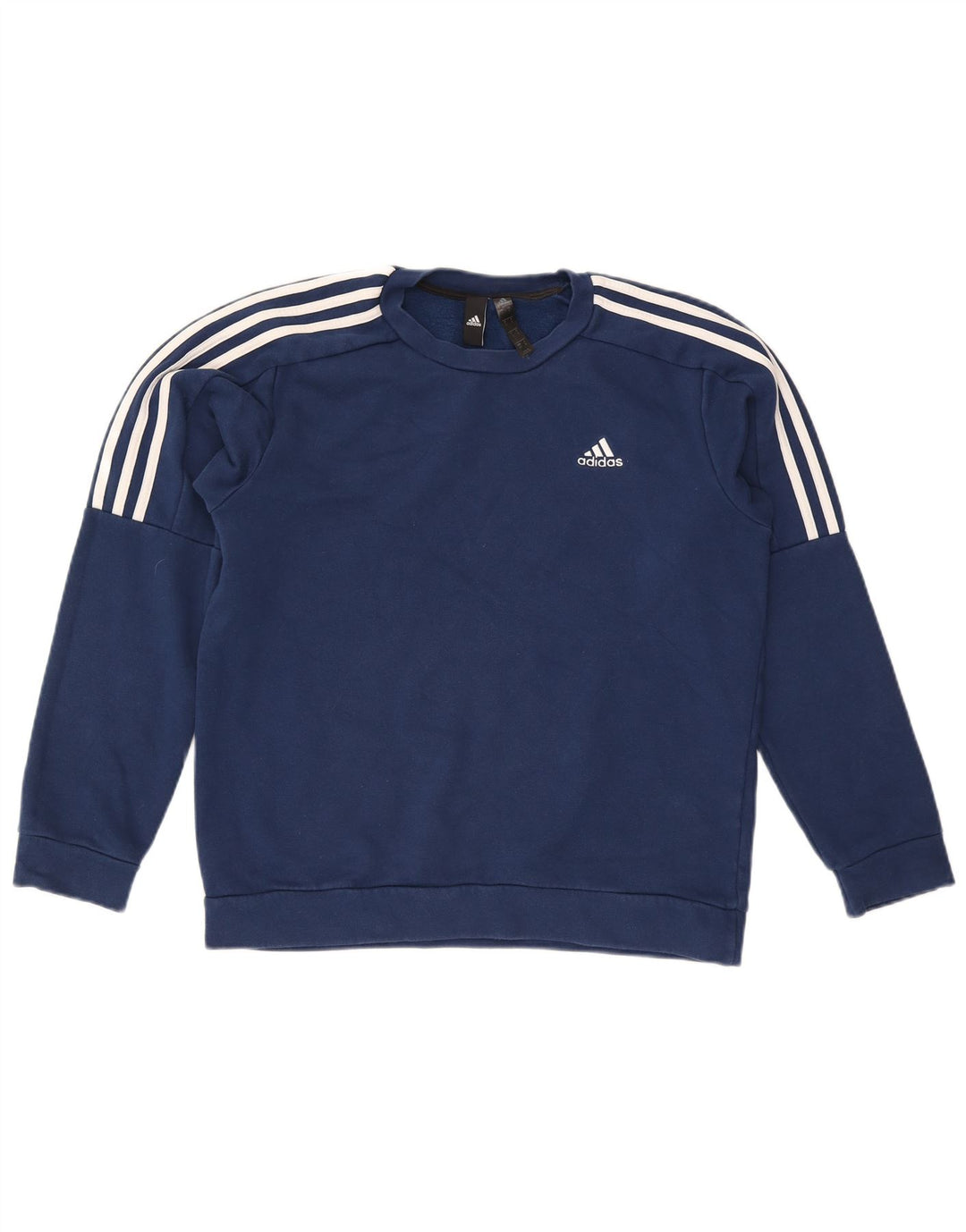 Adidas Hombre Sudadera Jumper Small Azul Marino Algodón