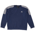 Adidas Hombre Sudadera Jumper Small Azul Marino Algodón