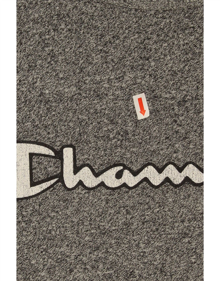 Champion Camiseta gráfica para hombre Top XL Gris moteado