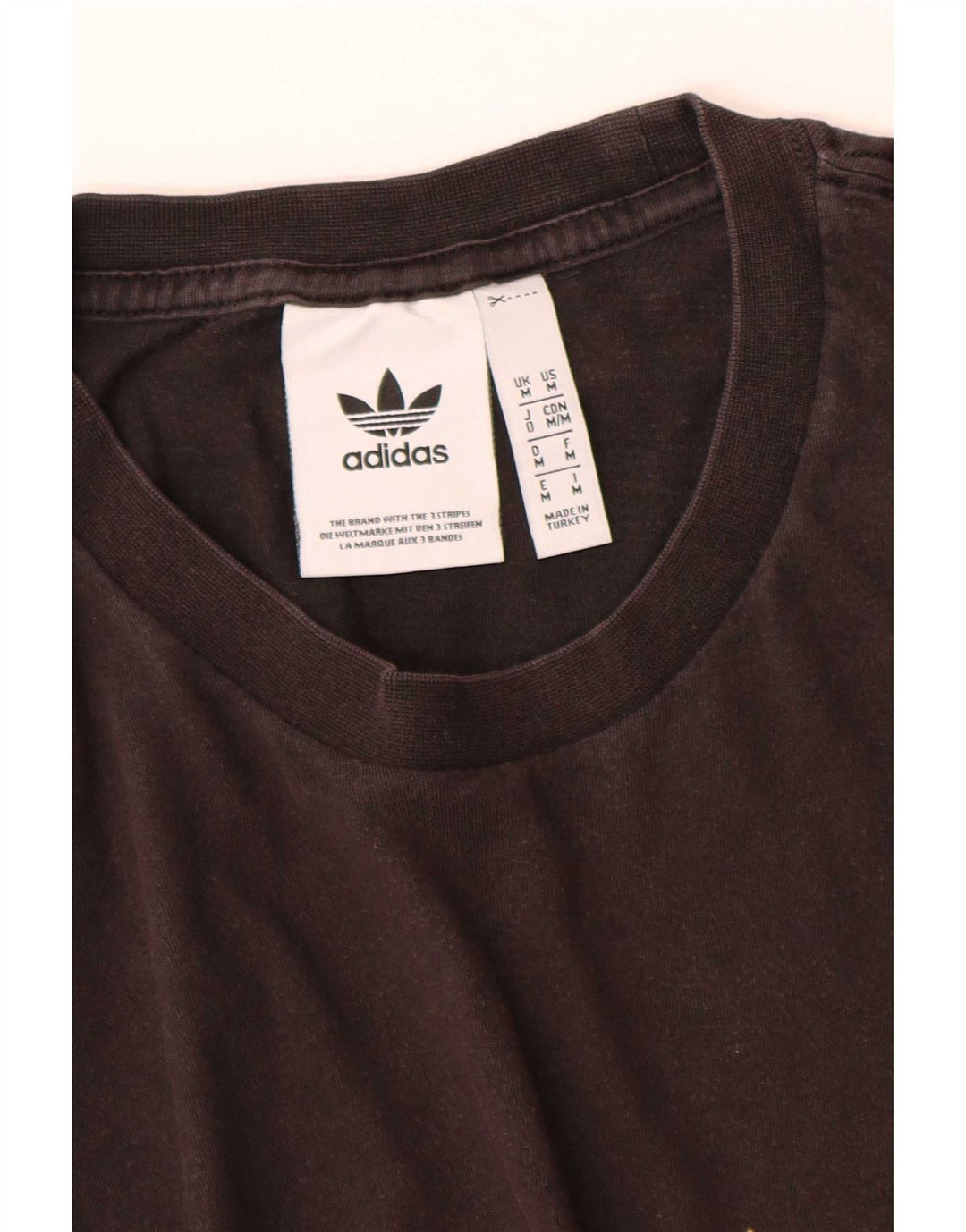 Adidas - Camiseta gráfica para hombre, talla mediana, color negro