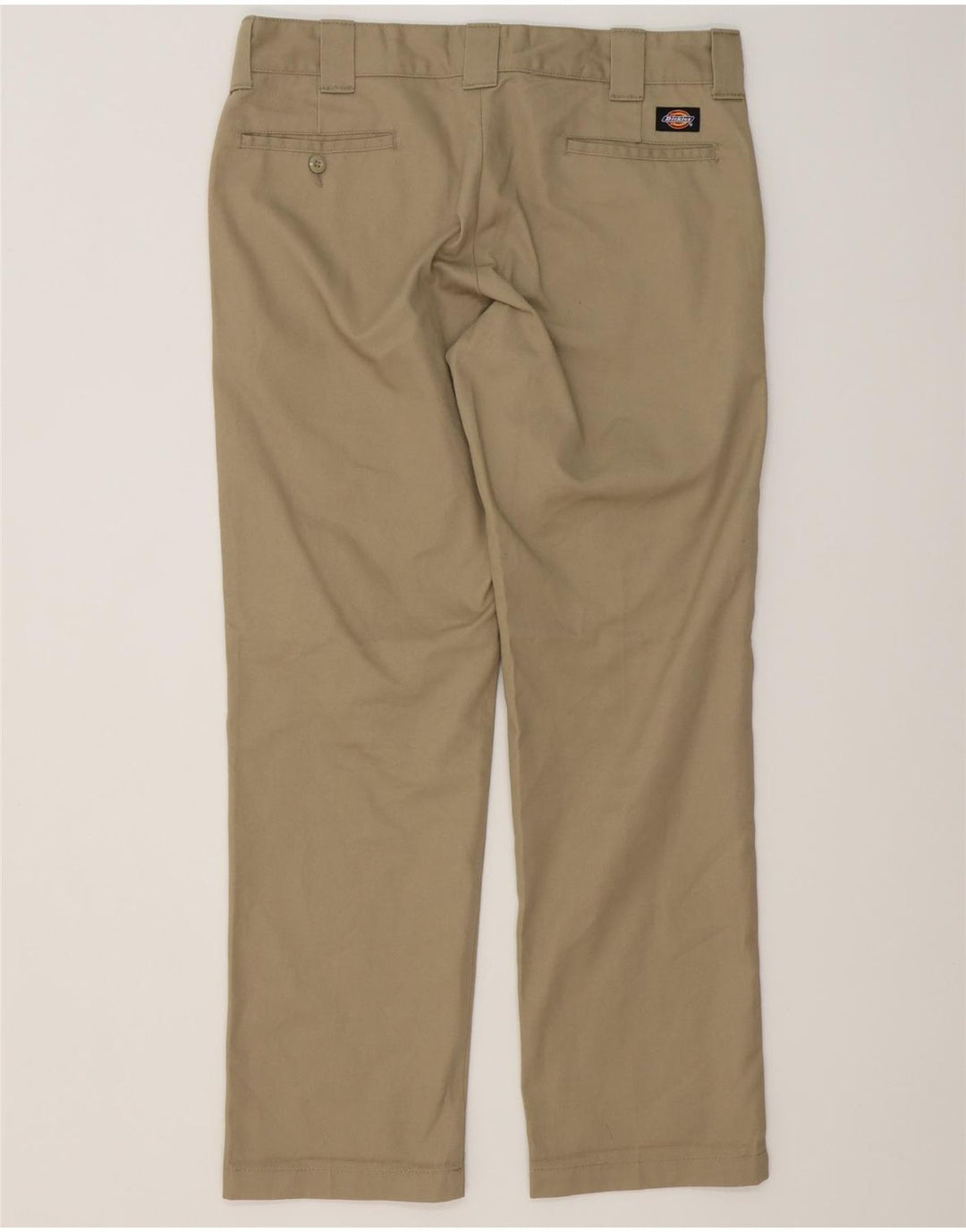 DICKIES Pantalón chino recto y ajustado para hombre W34 L32 Poliéster beige
